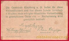 Kirchberg - 99 haléřů - 1920