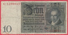 Německo - 10 Reichsmark 22.1.1929 - série C-R