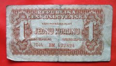 1 koruna 1944 BM