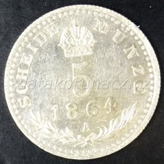 5 krejcar  1864 A