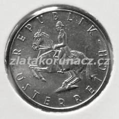 Rakousko - 5 schilling 1962