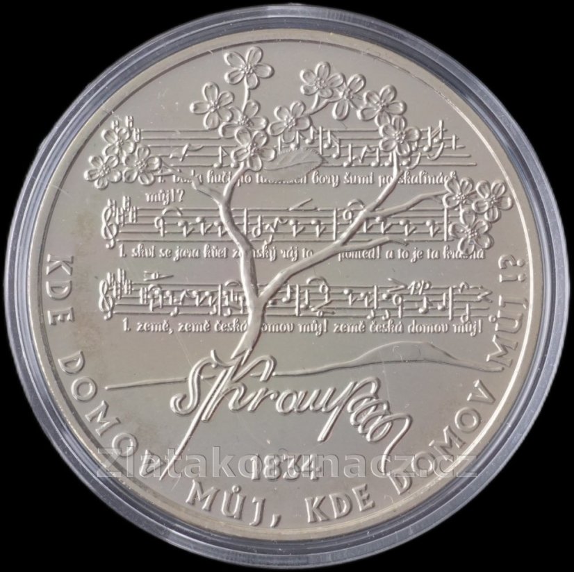 Uvedení České státní hymny - Škroup 1834