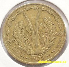 Afrika - Centrální východní - 25 francs 1978