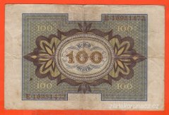 Německo - 100 Mark 1.11.1920 - série E-J