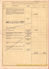 ČSR - pojištění proti krádeži vloupáním - Slavia - 1948