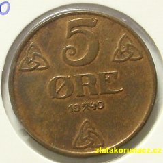 Norsko - 5 ore 1940