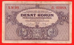 10 korun 1927 N 201