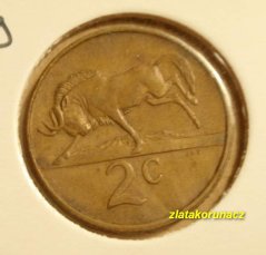 Afrika jižní (Jihoafrická rep.) - 2 cent 1989