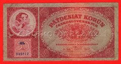 50 Korun 1929 Hb