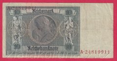 Německo - 10 Reichsmark 22.1.1929 - série A-C - 8 m.č.