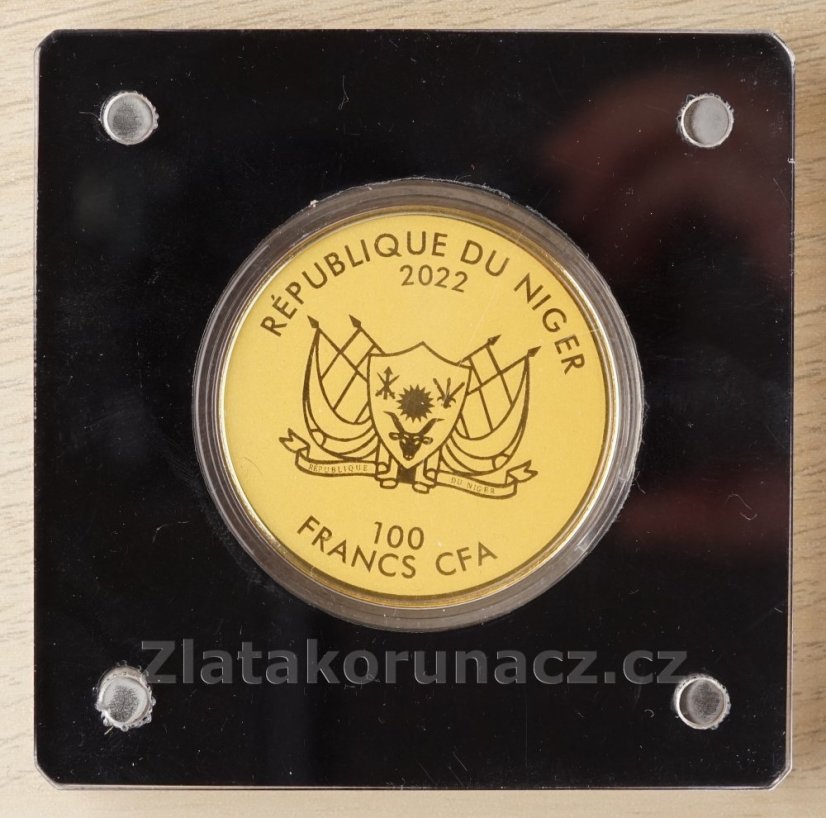 Zlatá mince Niger - 100 Francs 2022 - 20 Mark Wilhelm I. 1871