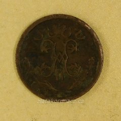 Rusko - 1/2 kopějky 1909 S.P.B.