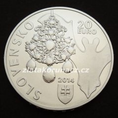 2014 - 20€ - Chránené nálezisko opálov - Proof