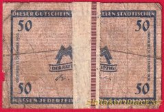 Lipsko - 50 pfennig - 1920