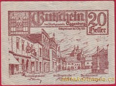Eggenburg - 20 haléřů - 1920