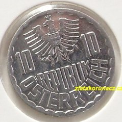 Rakousko - 10 groschen 1996