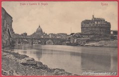 Řím - pohled na Andělský hrad