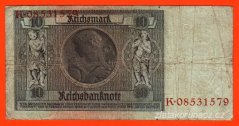 Německo - 10 Reichsmark 22.1.1929 - série K-P