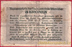 Vídeň - 5 korun - 1918