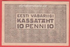 Estonsko - 10 Penni 1919