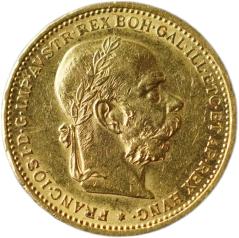 Zlatá mince Rakousko - Uhersko - 20 Koruna 1894