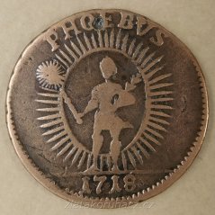 Švédsko - 1 daler 1718 Phöebus