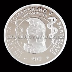 2019 - 10€ - Univerzita Komenského v Bratislavě - 100. výročí vzniku - Proof