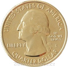 USA - Nevada - 1/4 dollar 2013 S zlacený