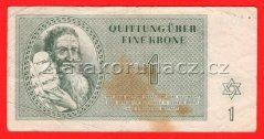 1 K - Terezínská poukázka A 015