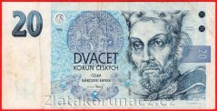 Česká republika - 20 korun 1994  A 37 neperf.