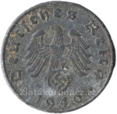 Německo - 5 Reichspfennig 1940 E