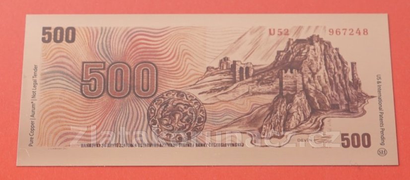 500 Korun 1973 U52 967248 - Pure Copper