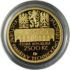 2007- 2 500 Kč - Vodní mlýn ve Slupi Proof