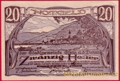 Stein an der Donau - 20 haléřů - 1920 - lila
