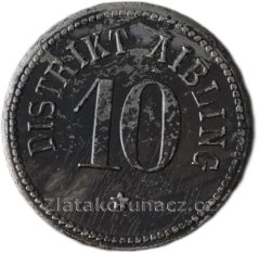 Německo - Aibling - 10 Pfennig 1917