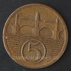 5 haléř 1928