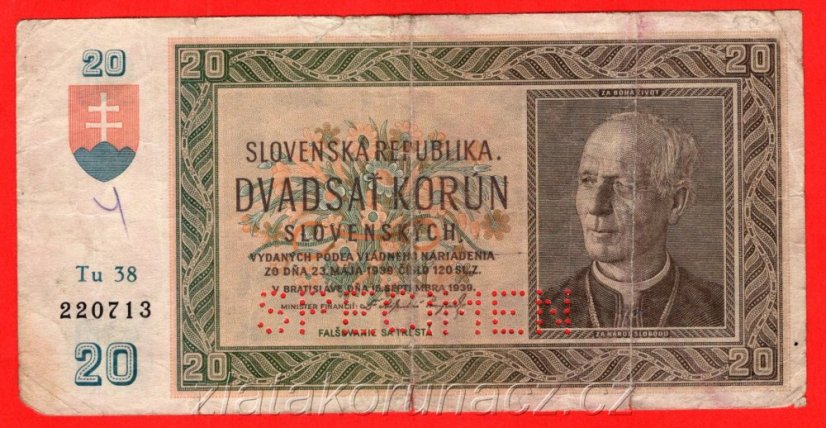 20,-Ks 1939 Tu 38