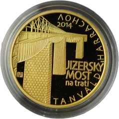 2014 - 5 000 Kč - Jizerský viadukt na trati Tanvald-Harrachov Proof