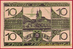 Stein an der Donau - 10 haléřů - 1920 - sv. zelená