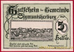 Sigmundsherberg - 50 haléřů - 1920