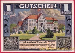 Walsrode - 1 marka - 1922 - klášter