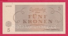5 K - Terezínská poukázka A 009
