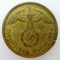 Německo - 10 Reichspfennig 1938 B