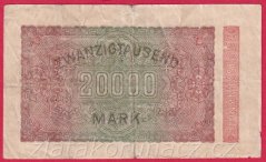 Německo - 20.000 mark 20.2.1923 - série Q-LE