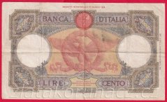 Itálie - 100 Lira 1926-39