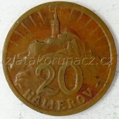20 haléř 1942 Cu