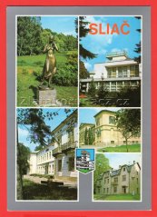 Sliač - park, liečebny dom Palace, kúpelny dom