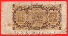 1 Kčs 1953 CN - ruský číslovač