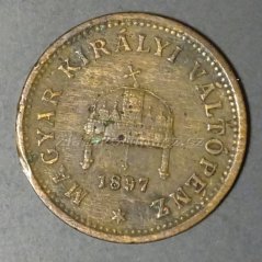 1 fillér 1897 KB