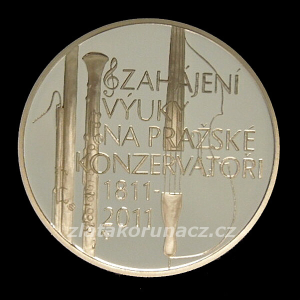 2011 - 200Kč - Zahájení výuky na pražské konzervatoři Standard